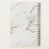 Marmeren steen en wolf planner (Achterkant)