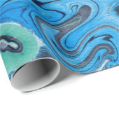 Marmeren steen heldere kleuren cadeaupapier (Rol Hoek)