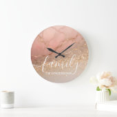 Marmeren Stenen Familie Gepersonaliseerd Grote Klok (Huis)