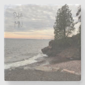 Marmeren stenen Onderzetter Minnesota, Duluth (Voorkant)