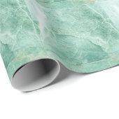 Marmeren stenen patroon, groene textuur. cadeaupapier (Rol Hoek)