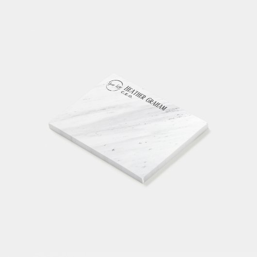 Marmeren Sticky Notes voor Branding (Schuin)