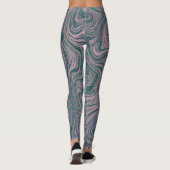 Marmeren stijl leggings (Achterkant)