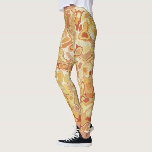 Marmeren stijl leggings (Links)