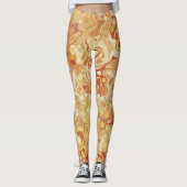 Marmeren stijl leggings (Voorkant)