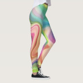 Marmeren Stijl Stroom Leggings (Rechts)