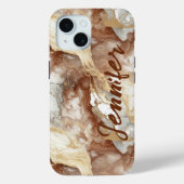 Marmeren Stone Gold Earth Toon iPhone / iPad hoesj Case-Mate iPhone Case (Achterkant)