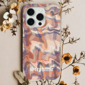 "Marmeren tartan schattig script naam boho terraco Case-Mate iPhone Case