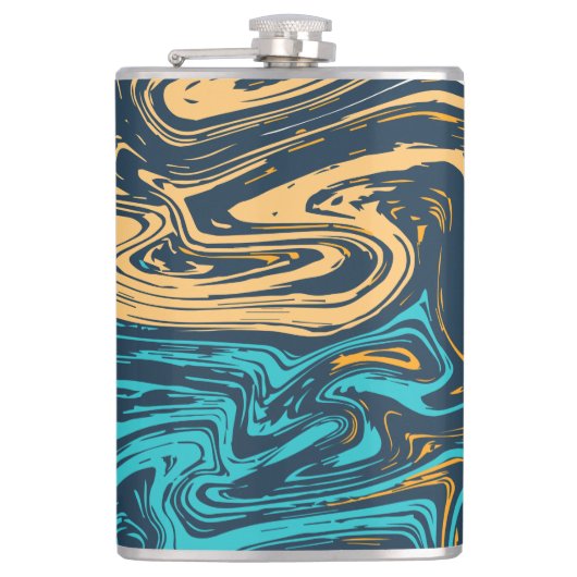 Marmeren Tegel kleur Heupfles (Voorkant)