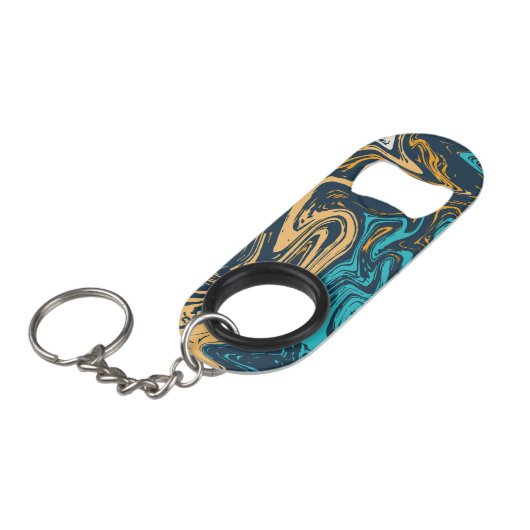 Marmeren Tegel kleur Mini Flessenopener (Voorkant Gekanteld)