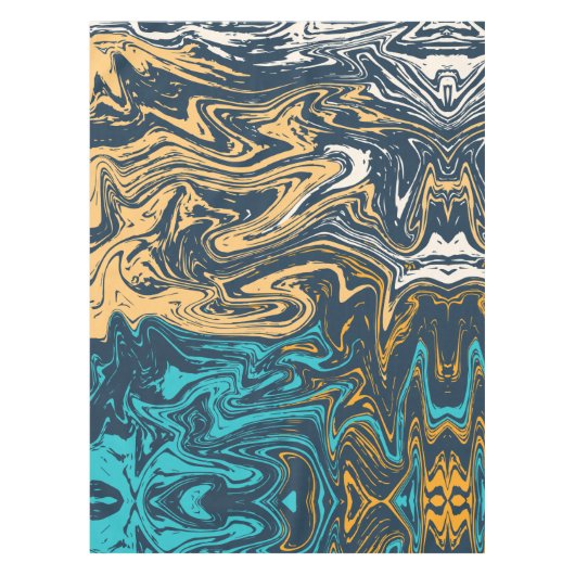 Marmeren Tegel kleur Tafelkleed (Voorkant)