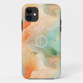Marmeren terracotta en jade Case-Mate iPhone case
