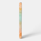 Marmeren terracotta en jade samsung galaxy hoesje (Linkerkant)