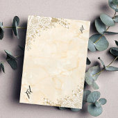 Marmeren textuur Bloemen Kant Islamitische Moslim Kaart