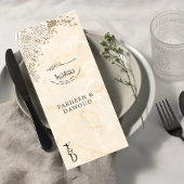 Marmeren textuur Bloemen Kant Islamitische Moslim  Menu