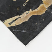 Marmeren textuur: Elegante steenoppervlakte. Fleece Deken (Hoek)