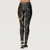 Marmeren textuur: Elegante steenoppervlakte. Leggings (Achterkant)