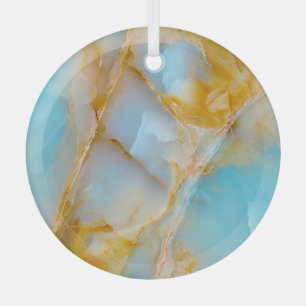 Marmeren textuur, kleurrijke onyx interieur. glas ornament