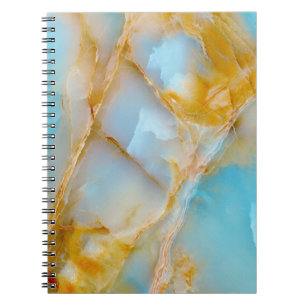 Marmeren textuur, kleurrijke onyx interieur. notitieboek