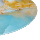 Marmeren textuur, kleurrijke onyx interieur. snijplank (Hoek)