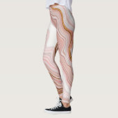 Marmeren textuur Leggings (Links)