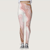 Marmeren textuur Leggings (Voorkant)
