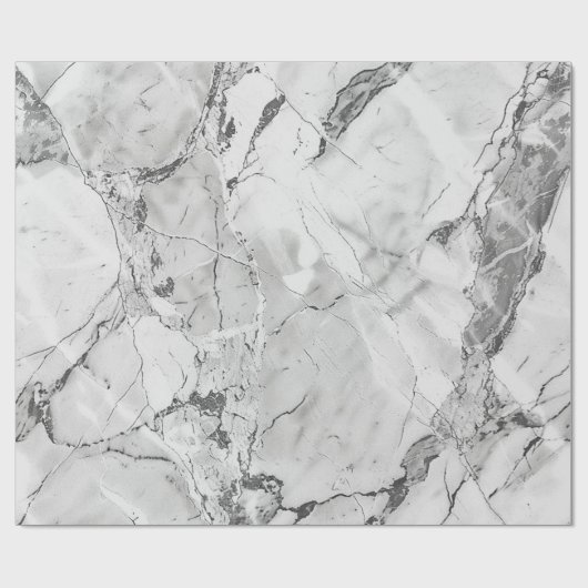 Marmeren textuur leisteen Whisper Stream Wrapping Cadeaupapier (Vlak)