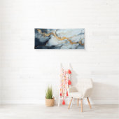Marmeren textuur ontwerp spandoek (Insitu)