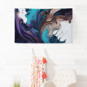 Marmeren textuur ontwerp spandoek (Insitu)