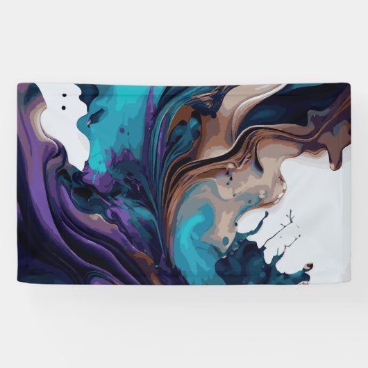 Marmeren textuur ontwerp spandoek (Horizontaal)