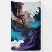 Marmeren textuur ontwerp spandoek (Verticaal)