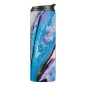 Marmeren thermische tumbler thermosbeker (Gedraaid links)