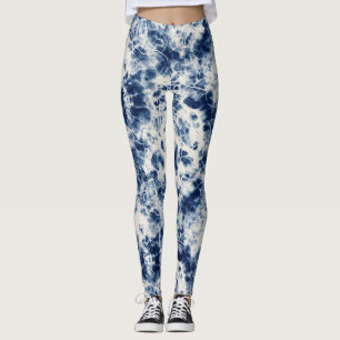Marmeren Tie Dye Broek Leggings