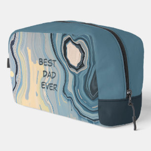 Marmeren toilettas 'Beste papa ooit' Toilettasje