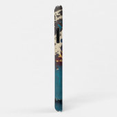 Marmeren Turquoise Goud Zwart Waterverf Naam Monog Case-Mate iPhone Case (Achterkant/rechts)
