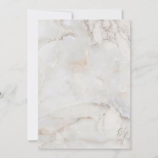 marmeren uitnodiging voor de eerste communie (Achterkant)