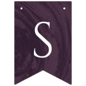 Marmeren verlovingsfeest party slinger banner - Pa (Tweede vlag)