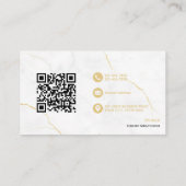 Marmeren VIP-Volledig  & Professional Visitekaartje (Achterkant)