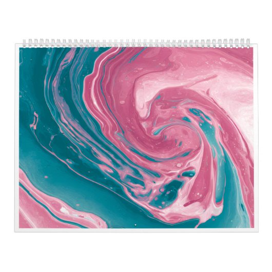 Marmeren wandkalender kalender (Hoes)