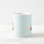 Marmeren waterverf krans monogram koffiemok (Center)