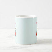 Marmeren waterverf krans monogram koffiemok (Center)