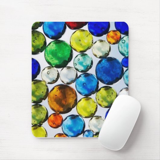 Marmeren wereld mousepad muismat (Met muis)