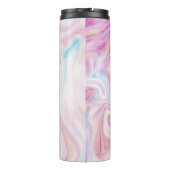 Marmeren wervelingen en Ohm-symbool Thermosbeker (Achterkant)