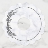 Marmeren wijnglas Labels - Elegant en gepersonalis (Achterkant)