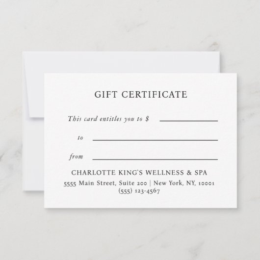 MARMEREN WIT-ZILVEREN SALON CADEAUBON (Achterkant)