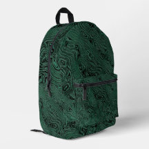 Marmeren Zijde Moire Patroon in Bosgroen