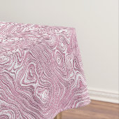Marmeren Zijde Moire Patroon in Stof Roze Tafelkleed (Voorbeeld)