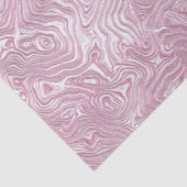 Marmeren Zijde Moire Patroon in Stof Roze Tissuepapier (Detail)