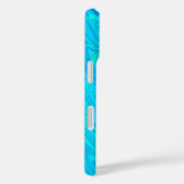Marmerend Blauw Groen Patroon Case-Mate iPhone Case (Achterkant / Rechts)