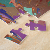 Marmerende regenboogventiel legpuzzel (Zijkant)